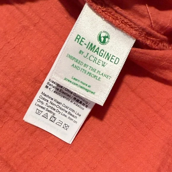 JCrew Ruffled Button-Down Top - Rust - Picture 3 of 7